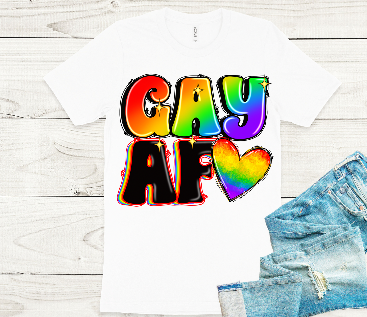 Gay AF tshirt